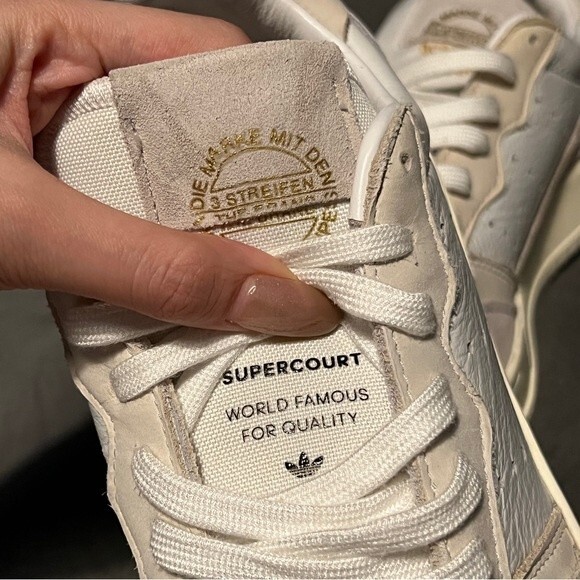 Adidas Supercourt 'Crystal White' EE6024 - Picture 14 of 16